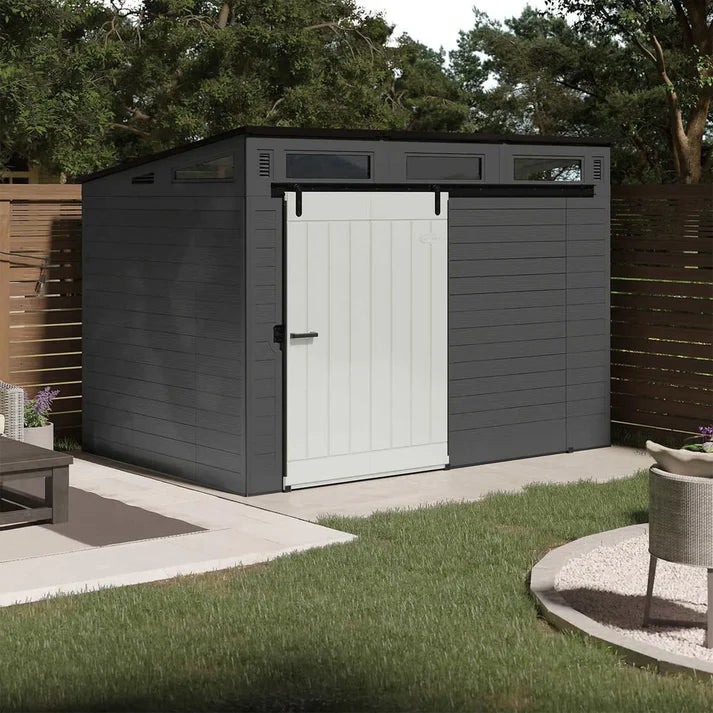 🔥Suncast Modernist 10 ft x 7 ft. Sliding Door Storage Shed