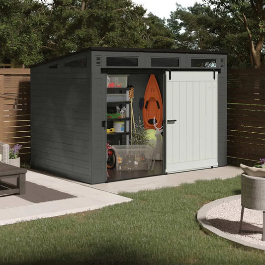 🔥Suncast Modernist 10 ft x 7 ft. Sliding Door Storage Shed